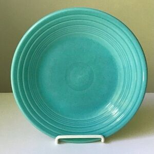 Fiesta Turquoise Blue 9” Luncheon Plate 2006 Homer Laughlin Lead Free Vintage